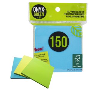 Assorted Neon Colors Sticky Notes